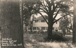 Club House, Sonoma Golf and Country Club Postcard