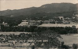 Bird's Eye View of Sonoma State Home Postcard