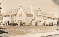 Palm Court - Employees' Quarters, Sonoma State Home Postcard