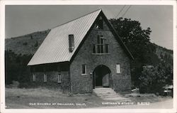 Old Church Callahan, CA Postcard Postcard Postcard