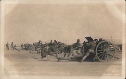 145th Field Artillery, Camp Kearny Miramar, CA Kearny Photo Postcard Postcard Postcard