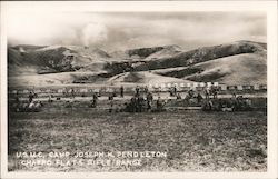 U.S.M.C. Camp Joseph H. Pendleton, Chappo Flats Rifle Range Postcard