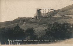 Quarry & Crusher, Pacific Portland Cement Company Postcard