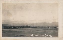 Associated Camp, Coalinga Oil Field Postcard