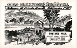 Gold Discovery Centennial Postcard
