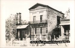 Old Fire Station Postcard