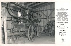 Old Monumental - Fire Engine Postcard