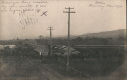 Train Wreck on the Southern Pacific Railroad Colton, CA Postcard Postcard Postcard