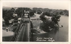 Axels Landing Steamboat Slough Bridge Postcard