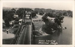 Axels Landing Steamboat Slough Bridge Paintersville, CA Postcard Postcard Postcard