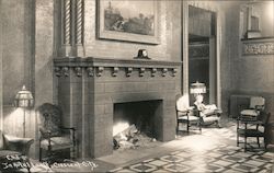 In a Hotel Lobby Postcard