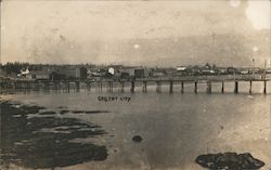 Crescent City and Pier Postcard