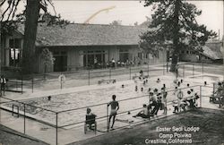 Swimming Pool, Easter Seal Lodge, Camp Paivika Postcard