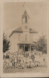 School Children, 1910 Postcard