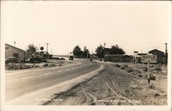 Street Scene - Population 77 Postcard