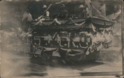 July 4th parade Postcard