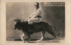 Mr. Gay on Pluto, Gay's Lion Farm Postcard