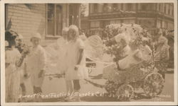 Sweet Pea Festival - July 1916 Postcard