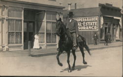 Horse and Rider Postcard