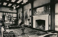 Part of the Great Lounge at Eureka Inn Postcard