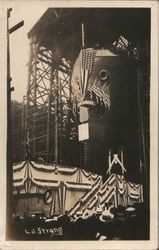 Ship Launching Ceremony Postcard