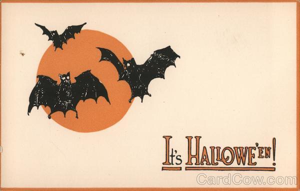 It's Halloween!  Bats & Moon
