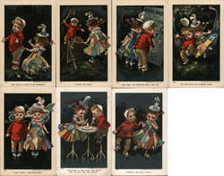 Set of 7: Simple Life Series 65 Postcard