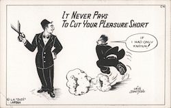 Circumcision: It Never Pays to Cut Your Pleasure Short Judaica Postcard Postcard Postcard