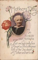 Mothers Day: To honor our mothers Postcard