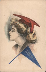 123 pennant Postcard