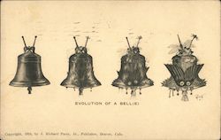 Evolution of a Bell(e) - 4 Bells - some more decorated than others Postcard