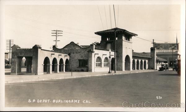 Southern Railroad Depot Burlingame California