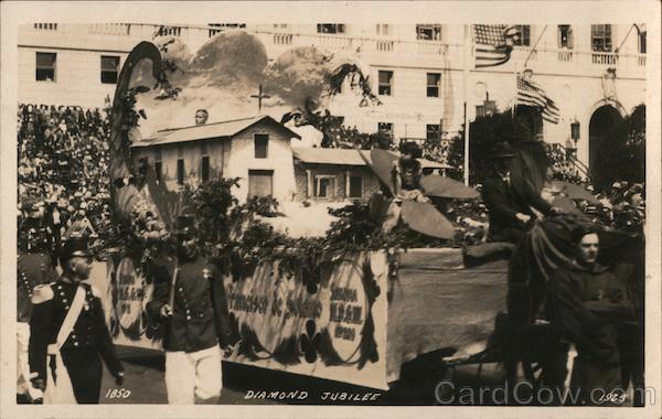 Diamond Jubilee 1850-1925 Parade Float San Francisco California