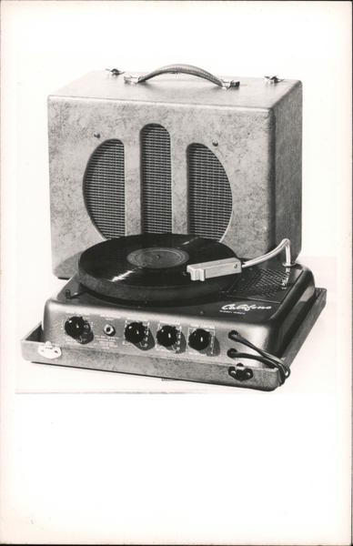 1950's Califone Portable Record Player Turntable Advertising