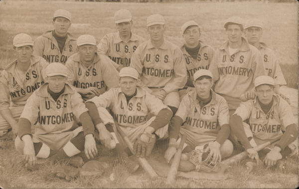 USS Montgomery Naval Destroyer Baseball Team
