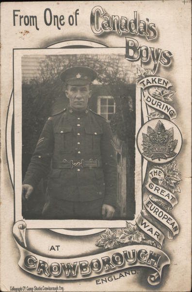 One of Canada's Boys taken during the Great European War.