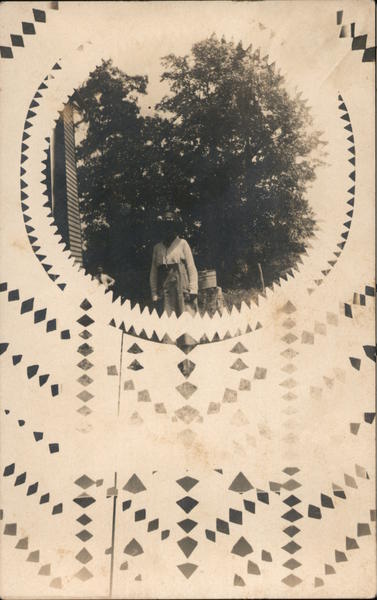 Two People in Front of a Tree Vignettes