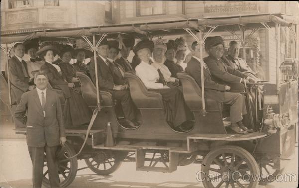 People on a Touring Bus Buses