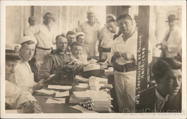 Inspeccion de Policia, Americana. P. Flores Peres Navy