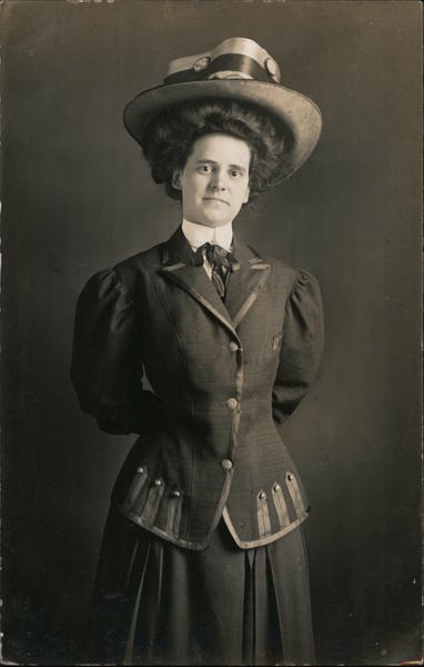 Woman in Suit - Garver Bros. Co. Strasburg Ohio Advertising