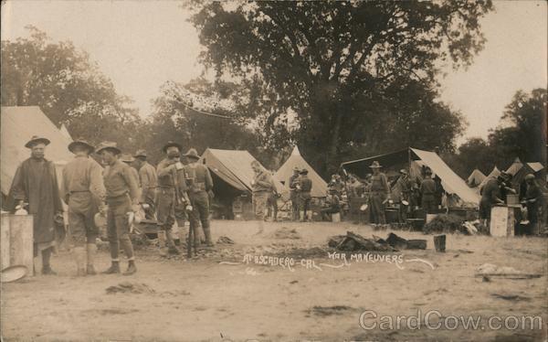 War Maneuvers - Camp Atascadero California