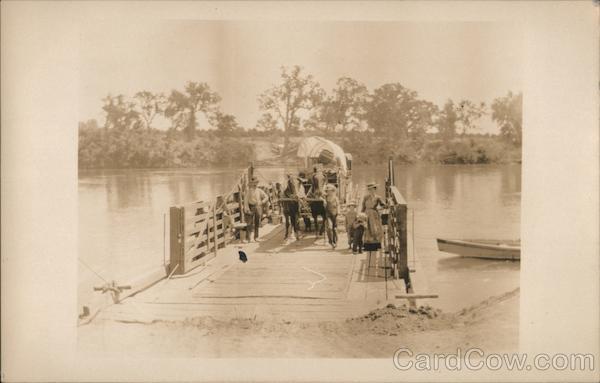Covered Wagon, Ferry Pier Bend California