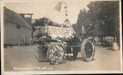 Farmarette Suffragette Tractor Parade Float Original Photograph