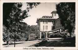 College of Notre Dame Belmont, CA Postcard Postcard Postcard