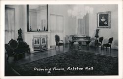 Drawing Room, Ralston Hall Belmont, CA Postcard Postcard Postcard