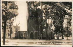 St. Paul's Church Burlingame, CA Postcard Postcard Postcard