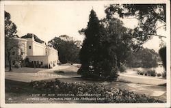 View of New Memorial Columbarium Cypress Lawn Memorial Park Postcard