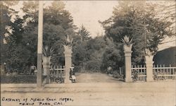 Gateway of Menlo Park Hotel Postcard