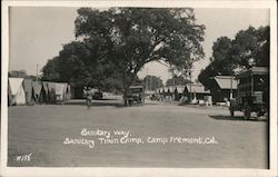 Sanitary Way, Sanitary Train Camp Fremont Postcard