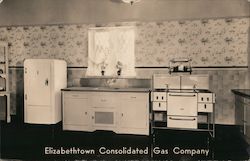 Elizabethtown Consolidated Gas Company Modern Kitchen Postcard